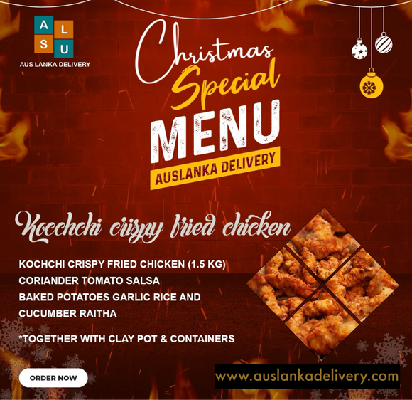 Christmas Menu Kochchi crispy fried chicken (serves 4 People)