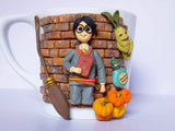 Polymer Clay Harry Potter Theme Mug