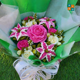 Blossom Charm Cup Cake Bouquet