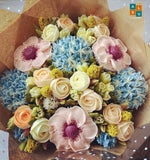 Dozen Bloom Cup Cake Bouquet