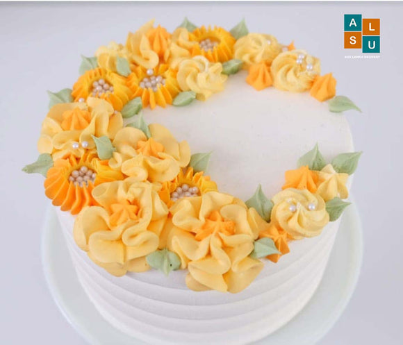 Golden Sunflower Cake
