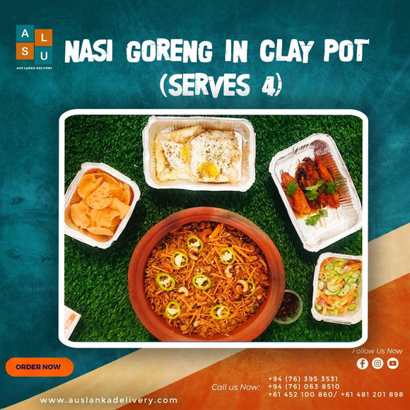 Nasi goreng in Clay Pot (Serves 4)