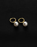 White Pearl Drop Earrings