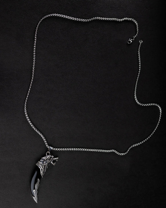 Casual Feather Pendant Necklace