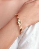Classic Butterfly Charm Bangle