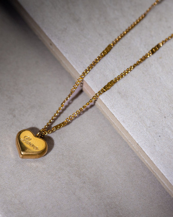 Classic Heart Charm Necklace