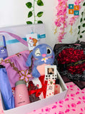 Sweetheart Pink Elegance Gift Crate