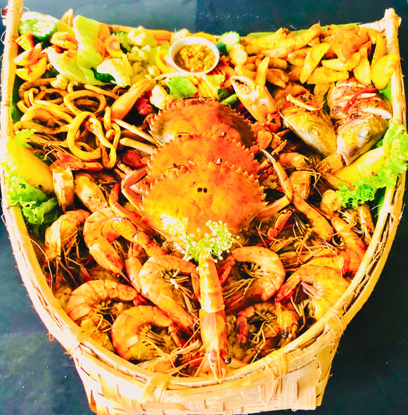 Sea Food කුල්ල (Total weight 2kg) with Free Wattalappan