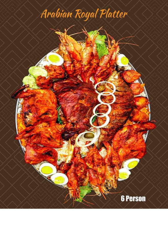 Arabian Royal Platter with Free Wattalappan ( Serves 6 persons )