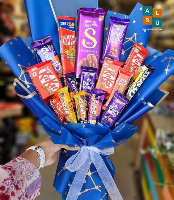 Assorted Chocolate Bar Bouquet