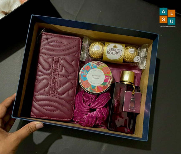 Maroon Elegance Gift Set