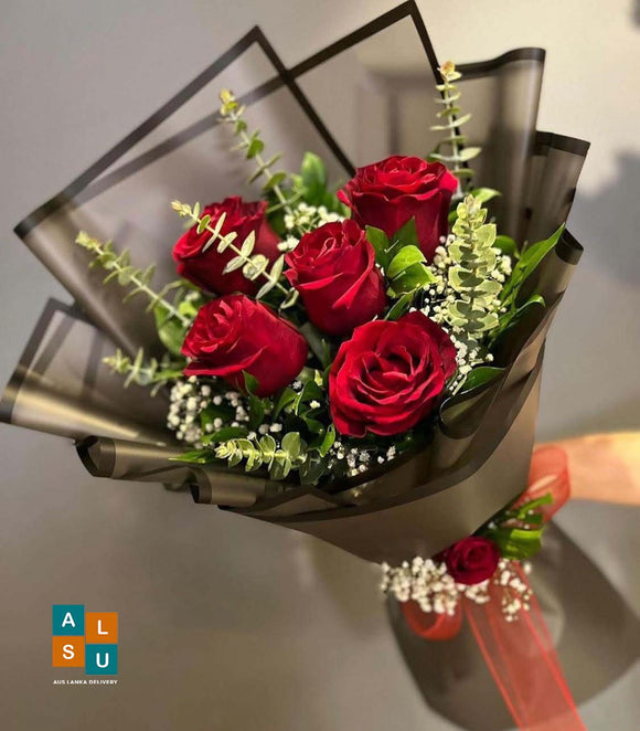 Crimson Kiss Bouquet