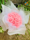 Sweet Love – 10 Ribbon Roses