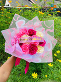 Sweet Love – 10 Ribbon Roses