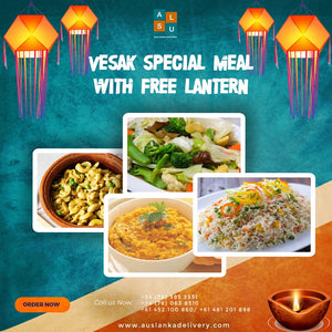 Vesak Special Meal in Claypot (Serves -04) with 04 Free Lanterns