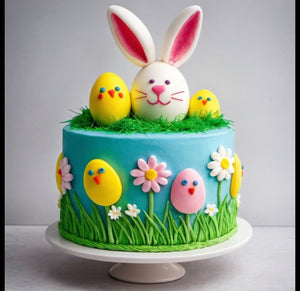 Easter Bunny Face cake