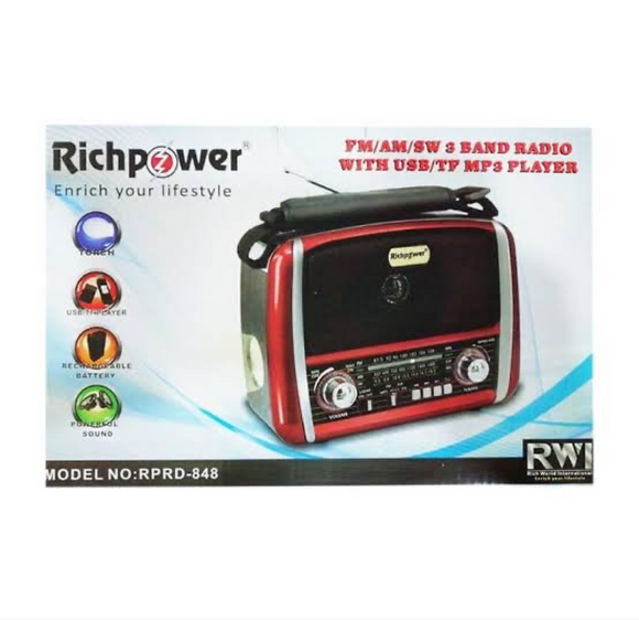 Rich power USB Radio