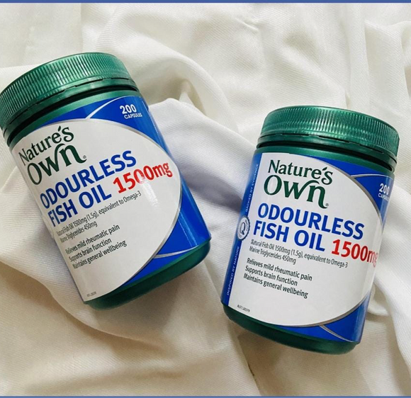Natures own fish oil (200 capsules)