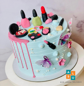 Makeup set cake