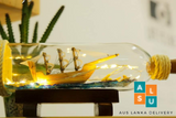 Decorative Sailing Boat in Glass Bottle