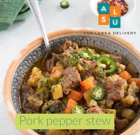 Pork pepper stew in Clay Pot (1Kg)