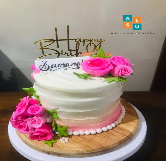 Flower Vanila Cake