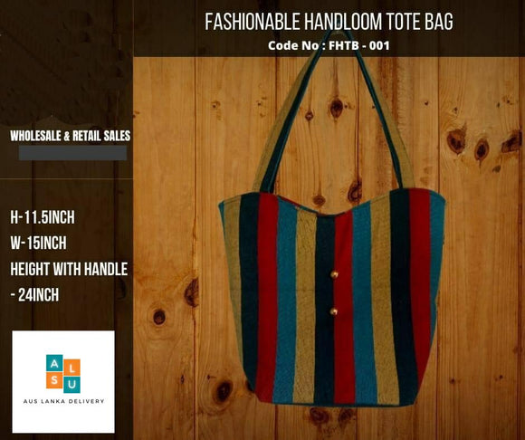 Fashionable Handloom Tote bag